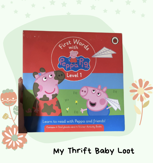 New Peppa Pig first words books level1
